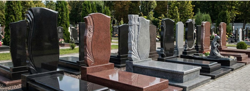 Асортимент одинарних пам'ятників з граніту