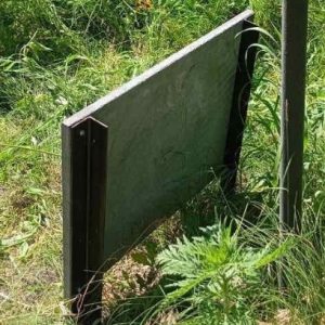Табличка без гравіювання, заготовка